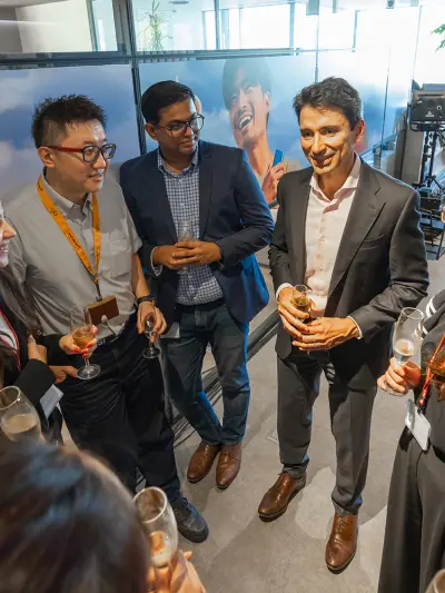 Tadeu Marroco, Chief Executive, with collaborators