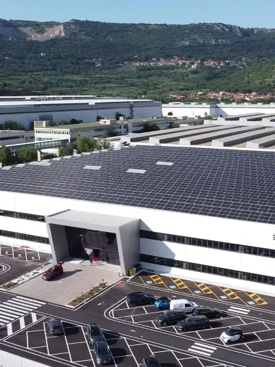 Innovation Centre, BAT Trieste S.p.A.  aerial view