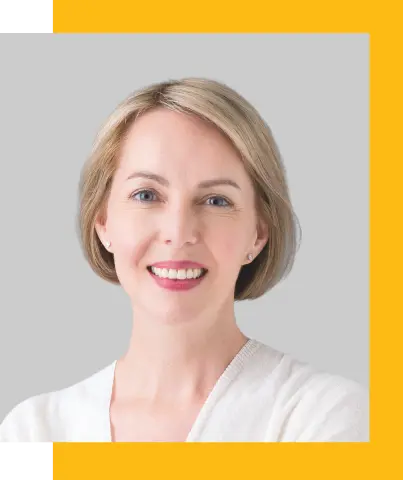 Portrait of Emily Dean, Area Director, APMEA North & General Manager, British American Tobacco Japan, Ltd