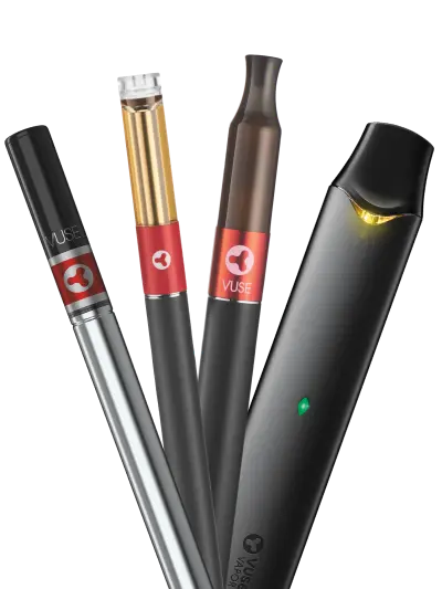 Assortment of Vuse e-cigarette products