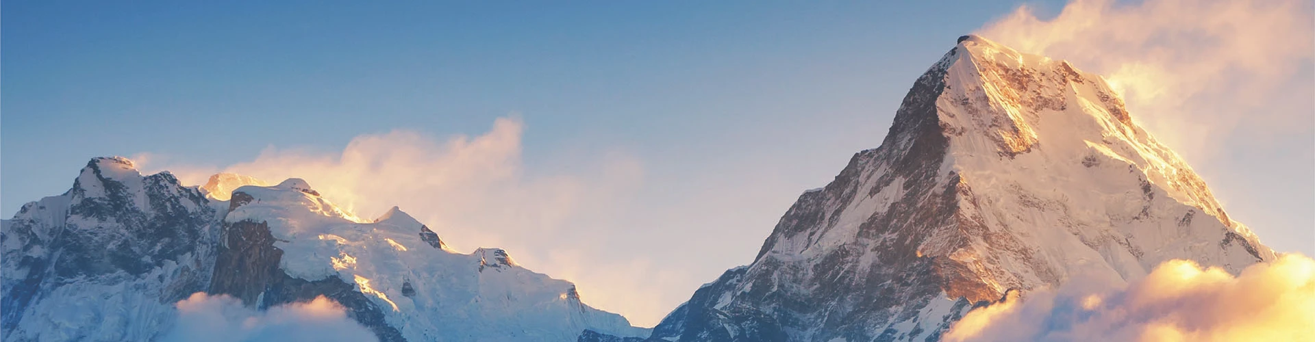 Mountains at sunrise