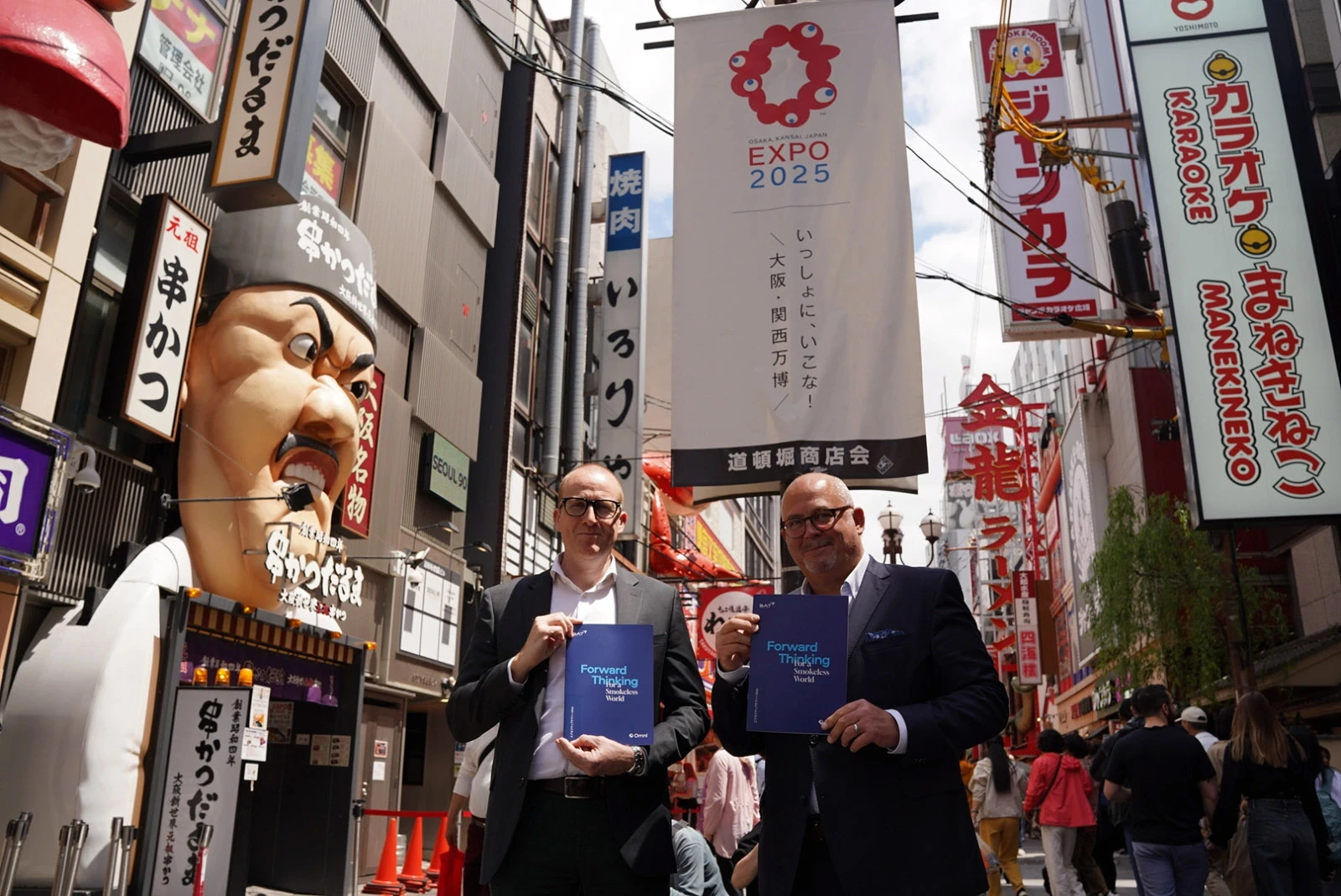 James and Kingsley in Japan